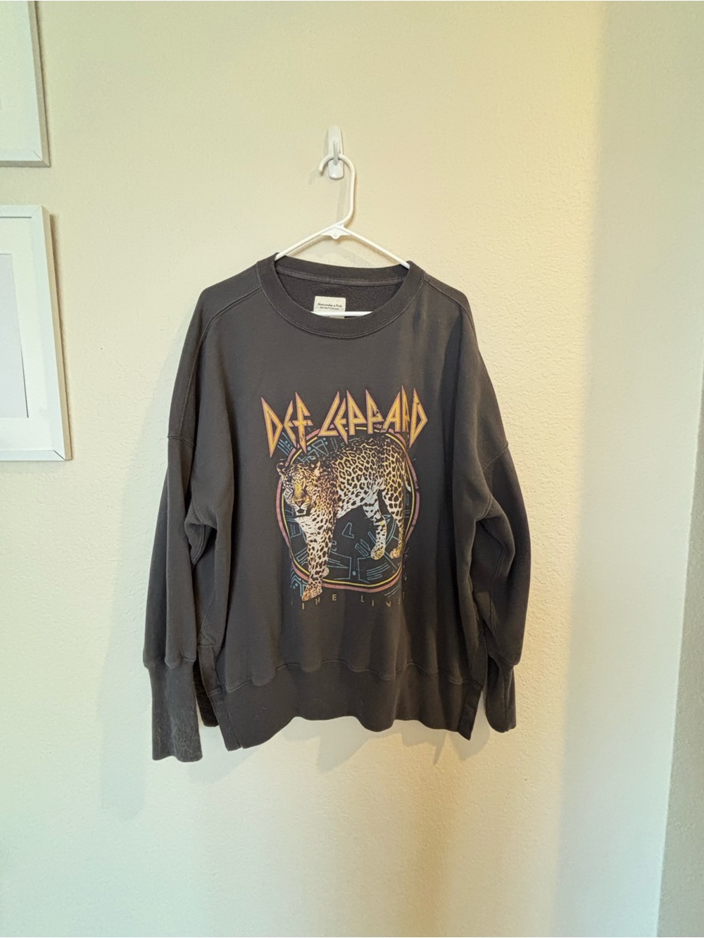 Abercrombie & Fitch Charcoal Gray V-Neck Pullover - Picture 3 of 3